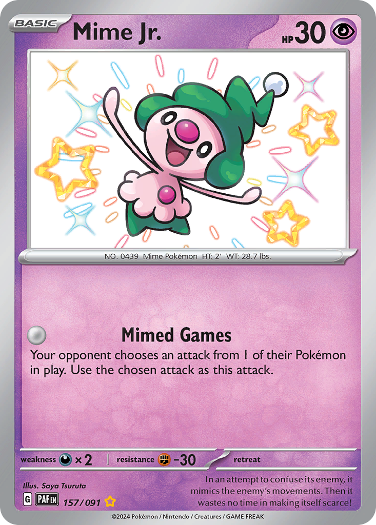 Mime Jr. — illustrated card