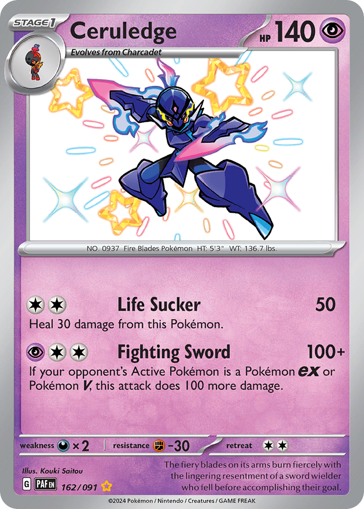 Ceruledge — illustrated card