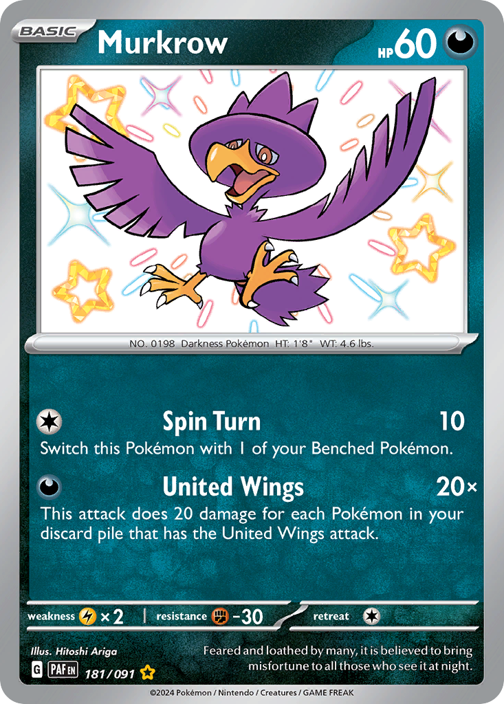 Murkrow — illustrated card
