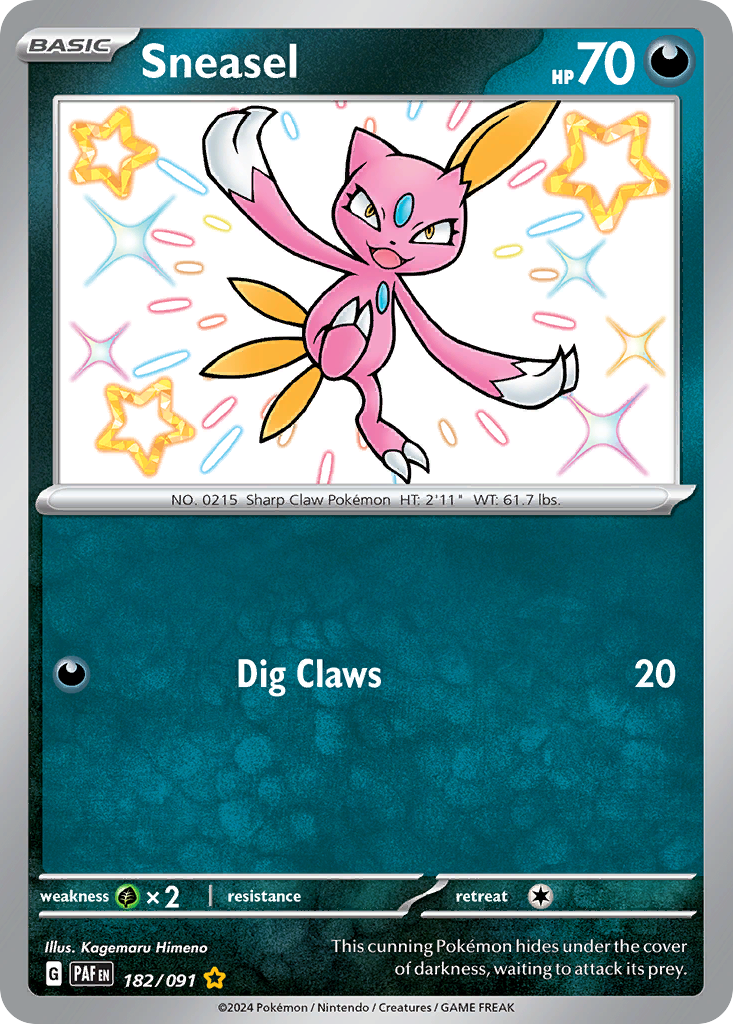 Sneasel — illustrated card