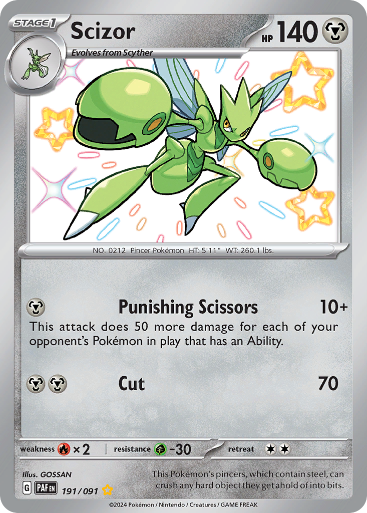 Scizor — illustrated card