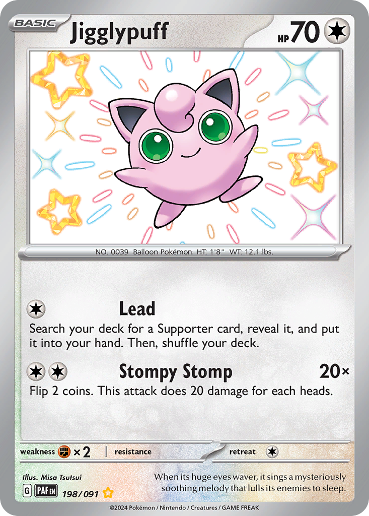 Jigglypuff — illustrated card
