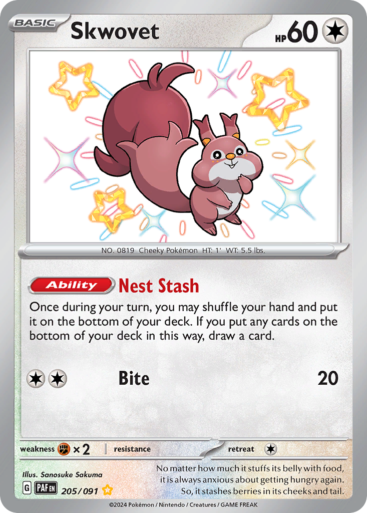 Skwovet — illustrated card