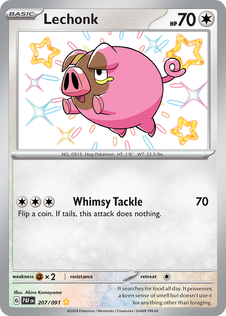 Lechonk — illustrated card
