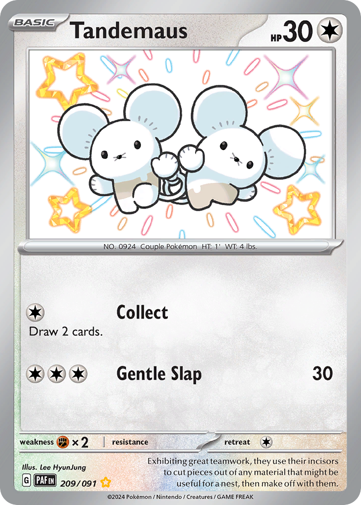 Tandemaus — illustrated card
