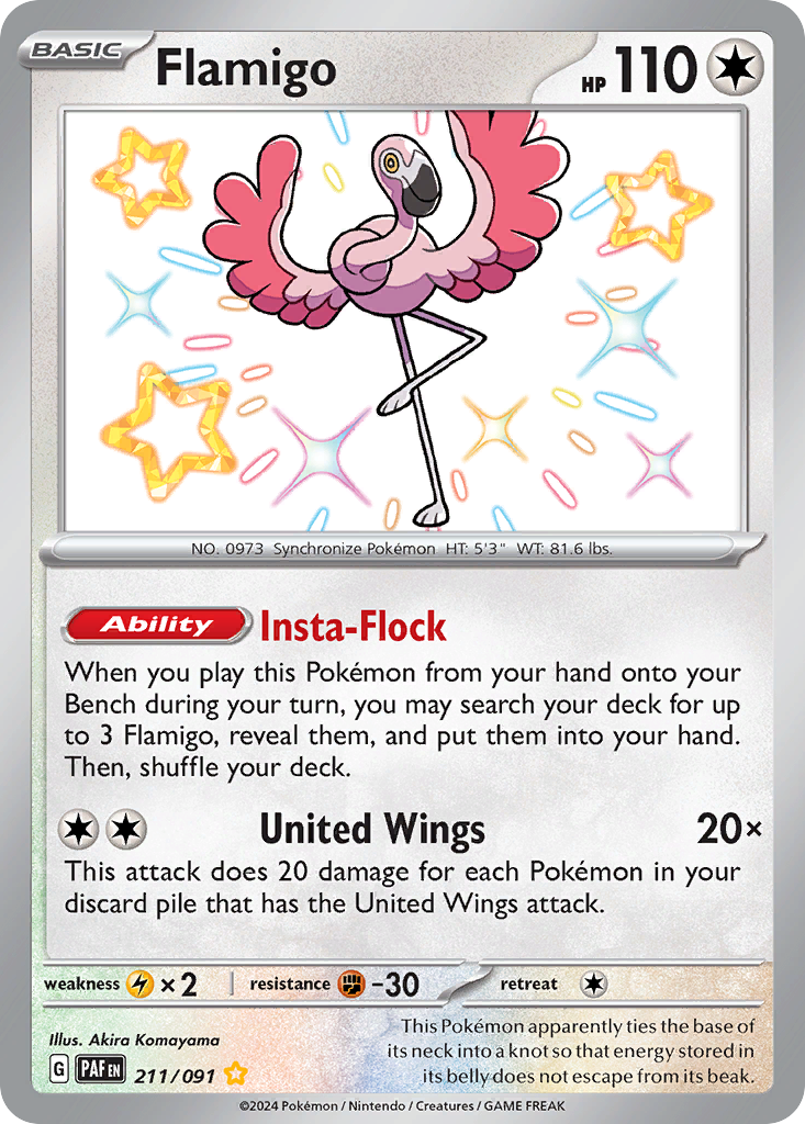 Flamigo — illustrated card