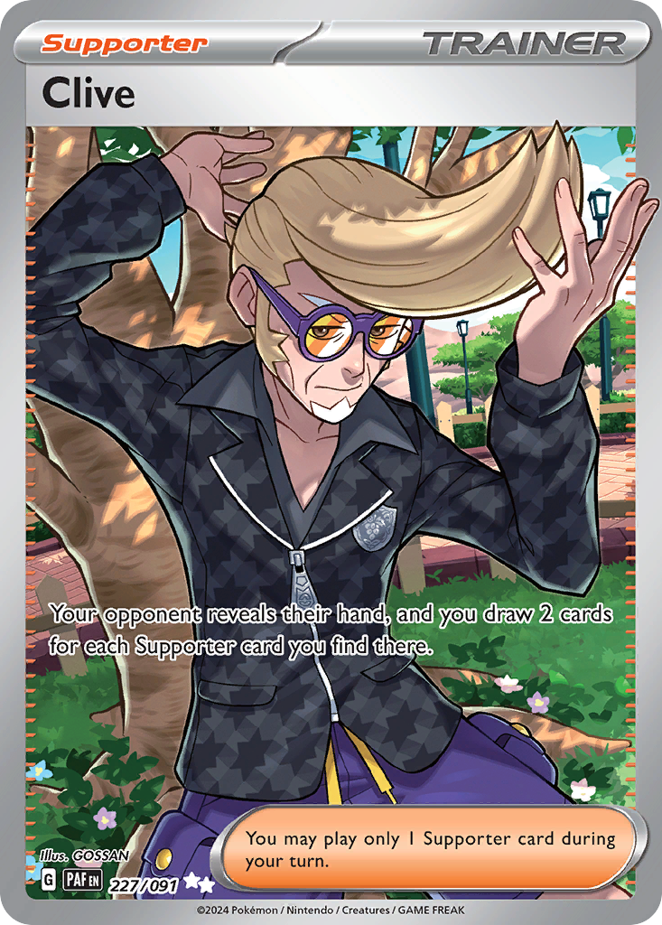 Clive — illustrated card