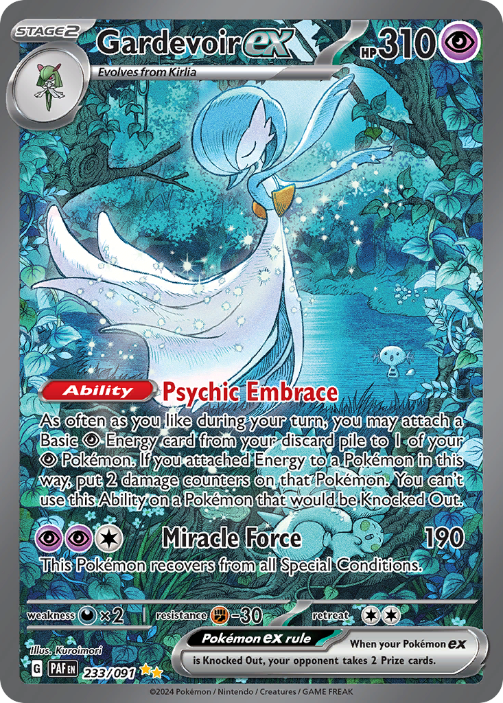 Gardevoir ex — illustrated card