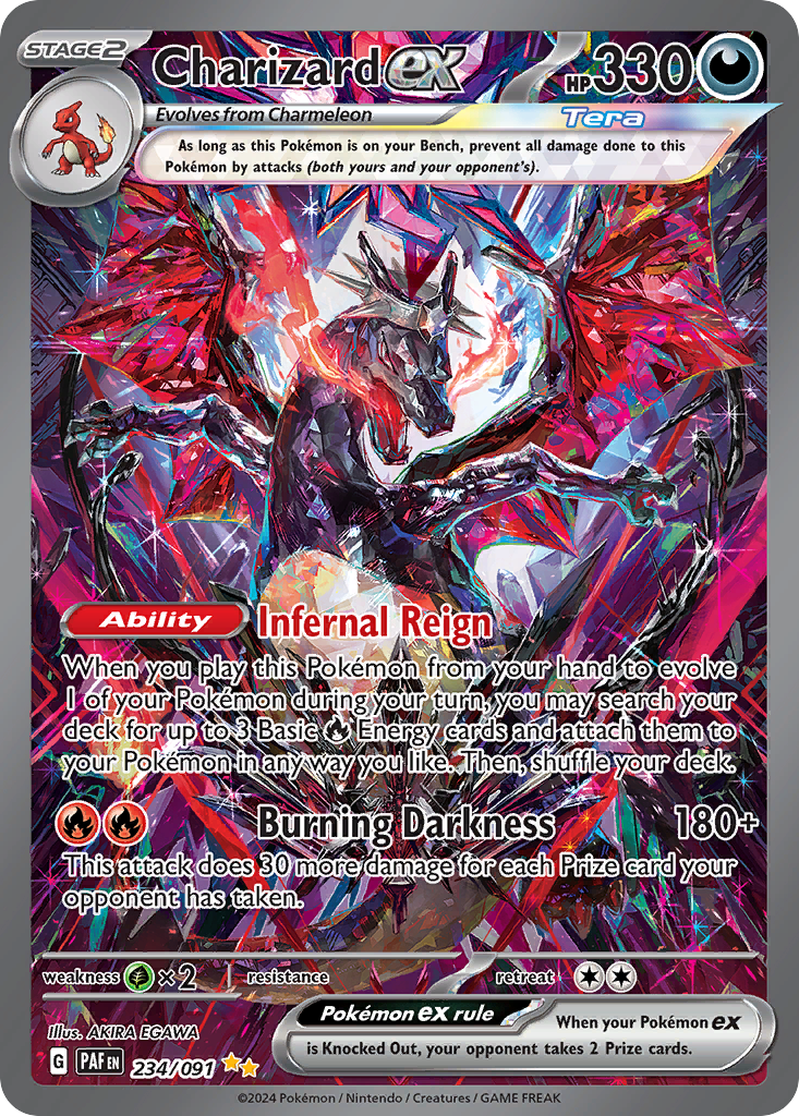 Charizard ex — illustrated card