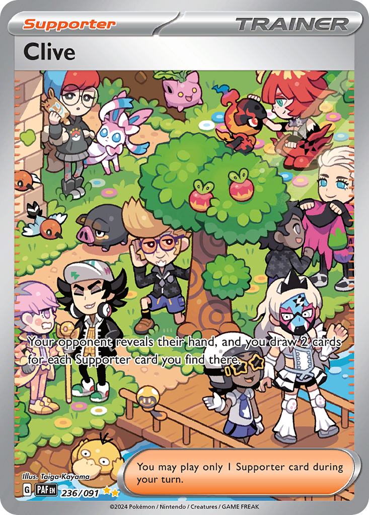 Clive — illustrated card