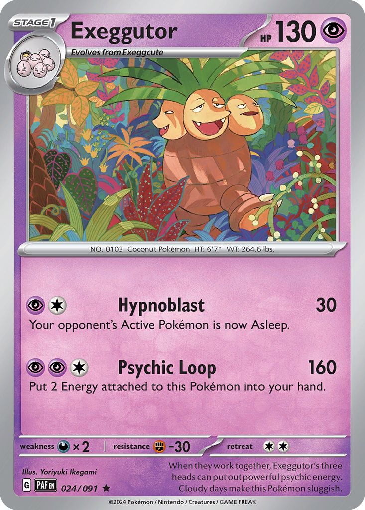 Exeggutor — illustrated card