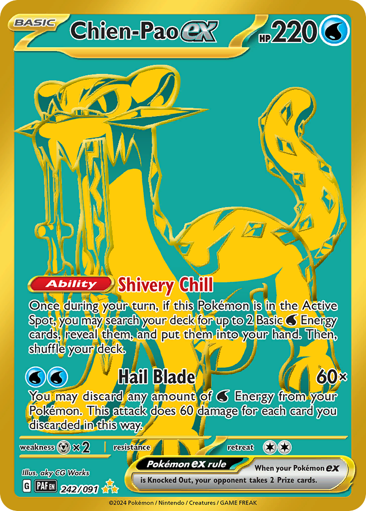Chien-Pao ex — illustrated card