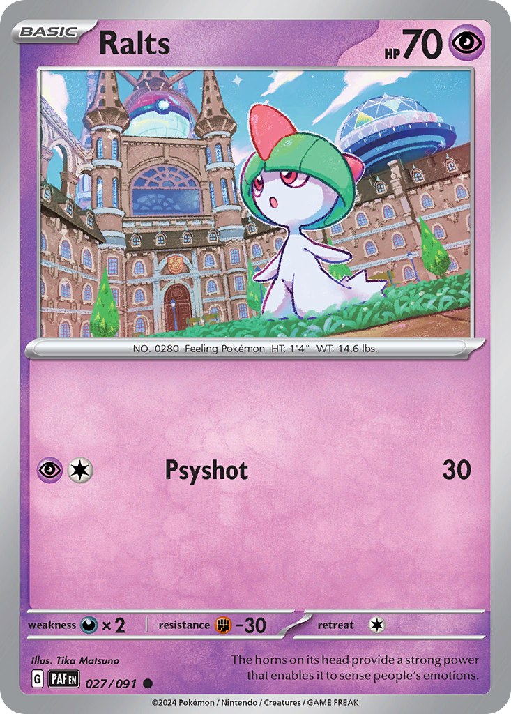 Ralts — illustrated card