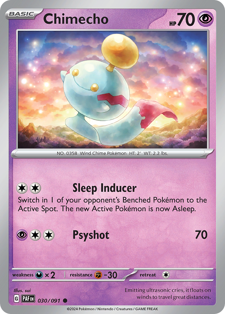 Chimecho — illustrated card
