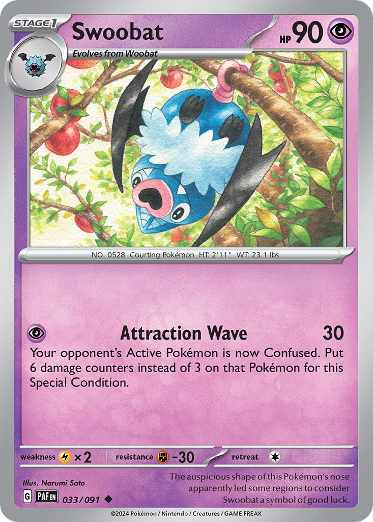 Swoobat — illustrated card