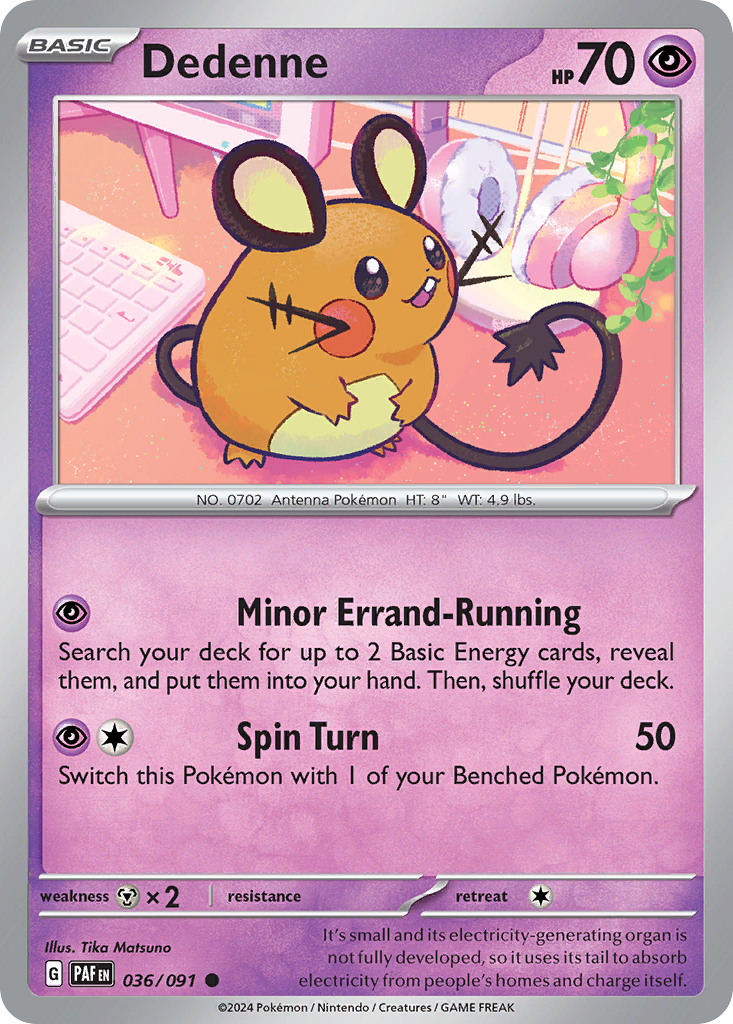 Dedenne — illustrated card
