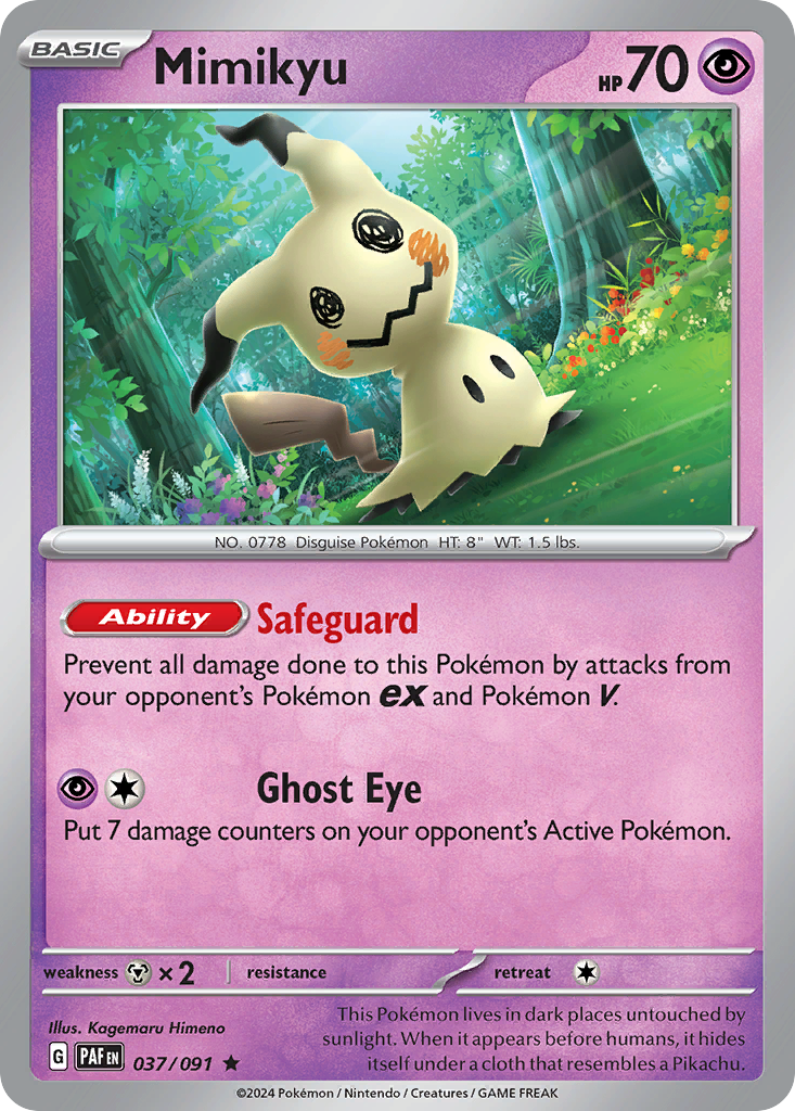 Mimikyu — illustrated card