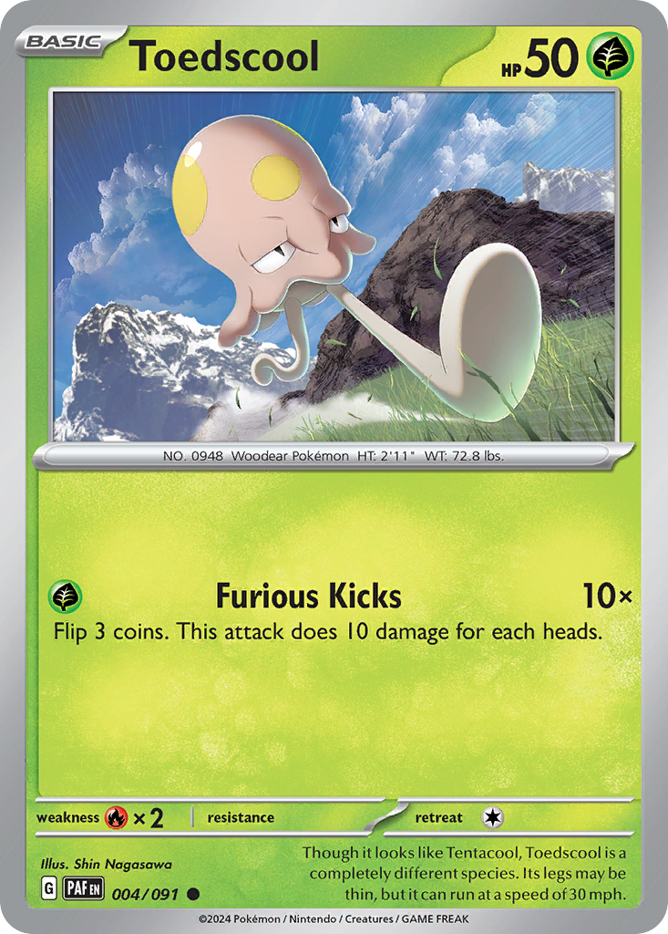Toedscool — illustrated card
