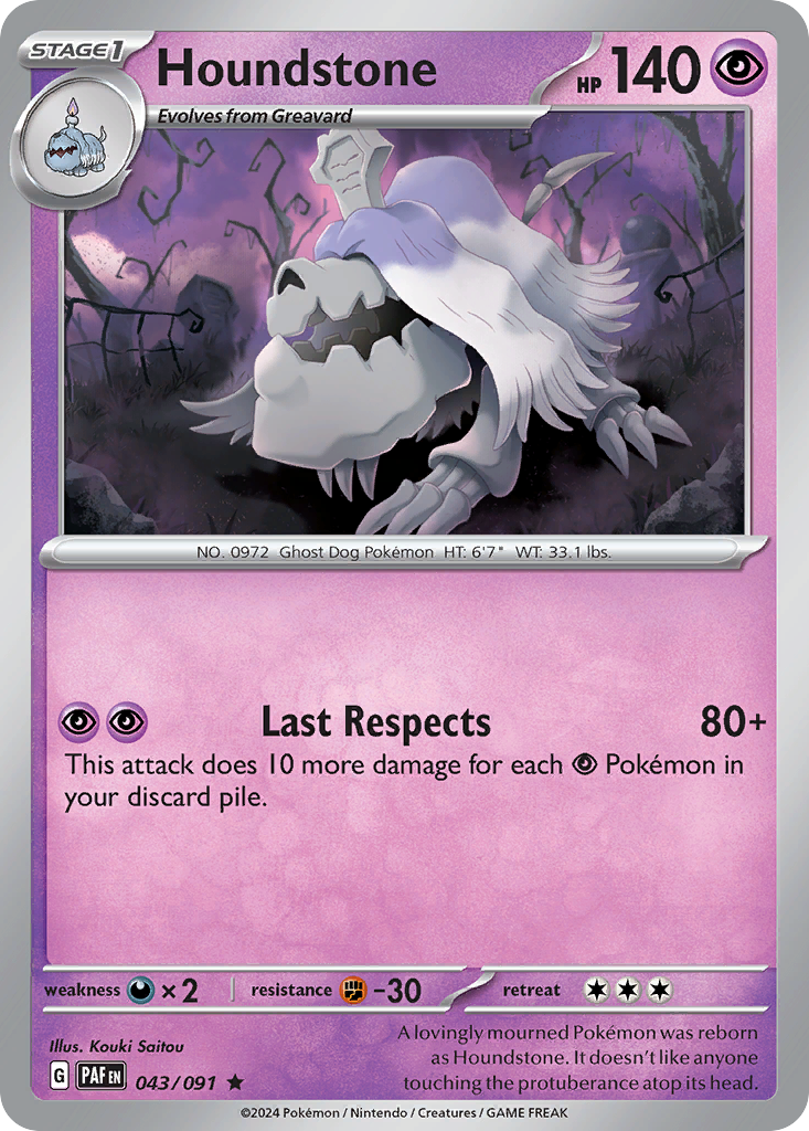 Houndstone — illustrated card