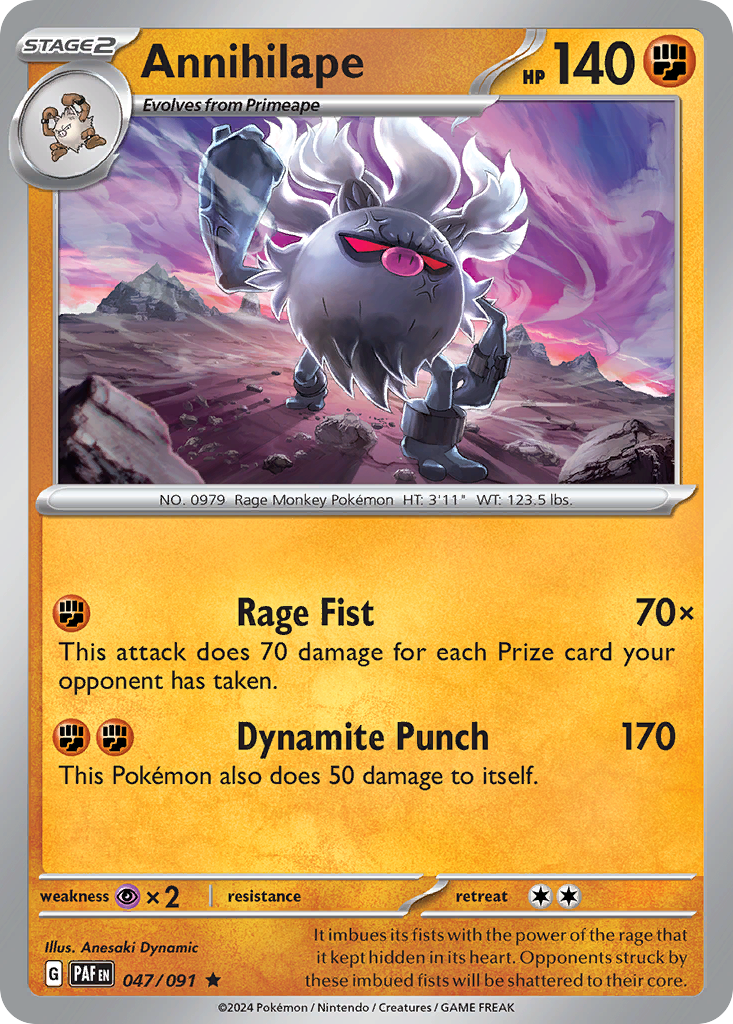 Annihilape — illustrated card