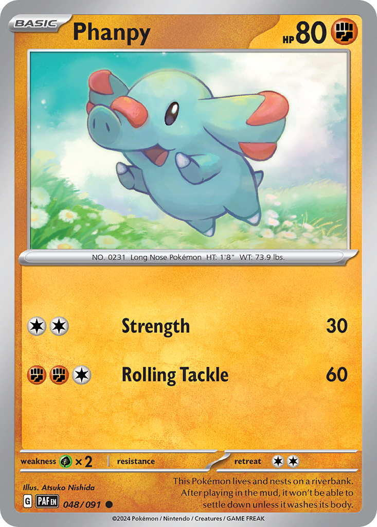 Phanpy — illustrated card