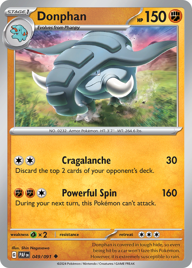 Donphan — illustrated card
