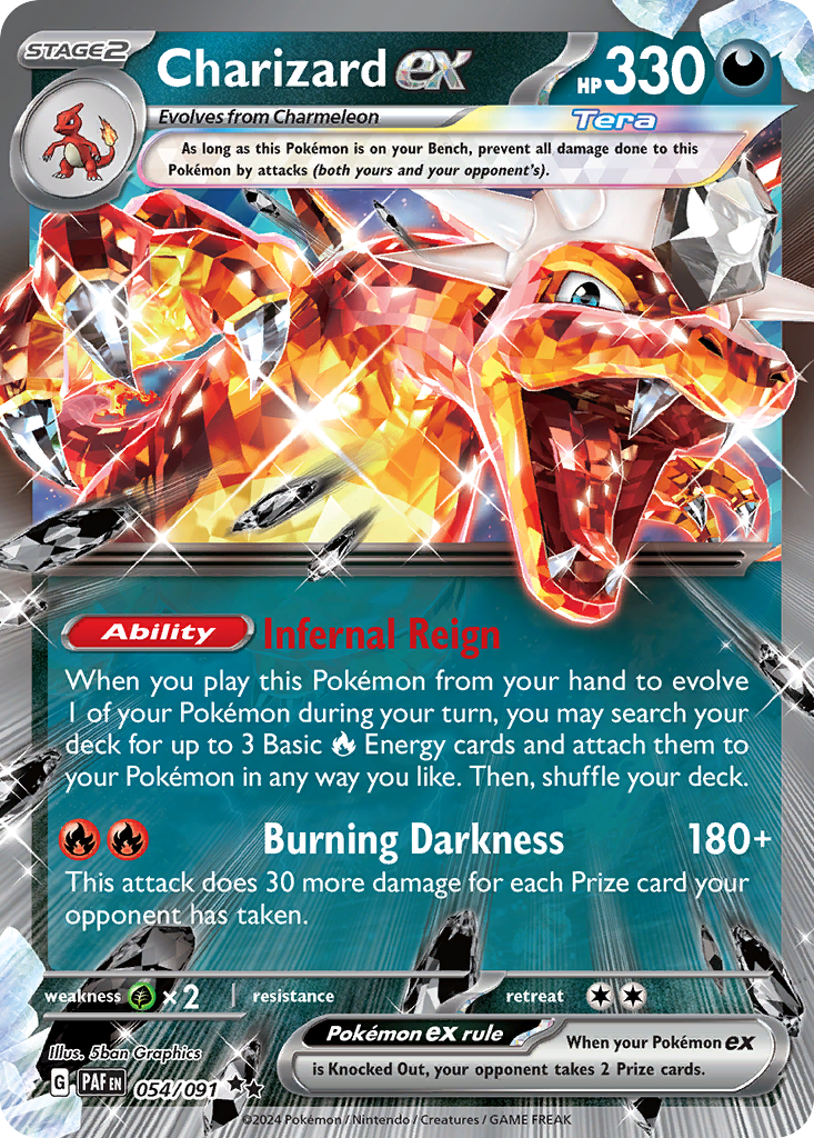 Charizard ex — illustrated card