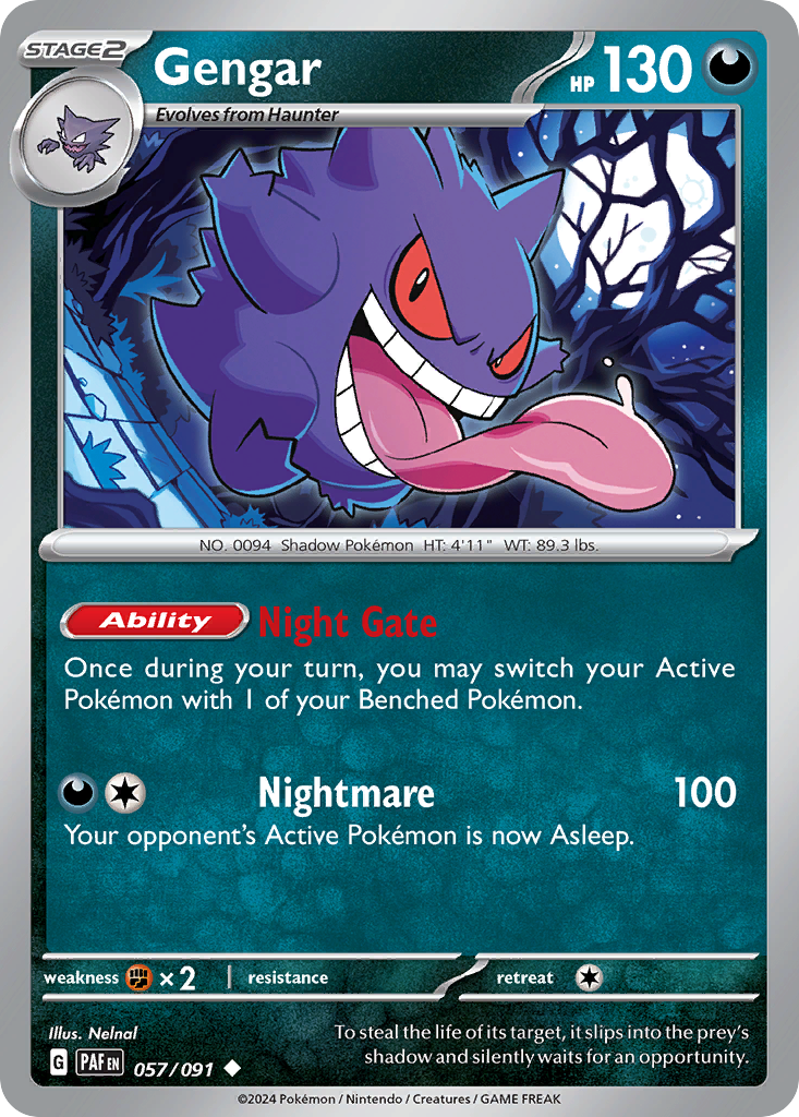 Gengar — illustrated card