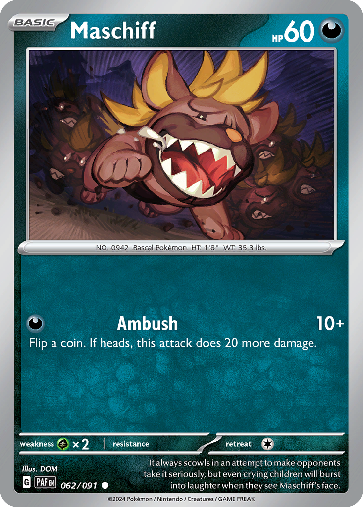Maschiff — illustrated card