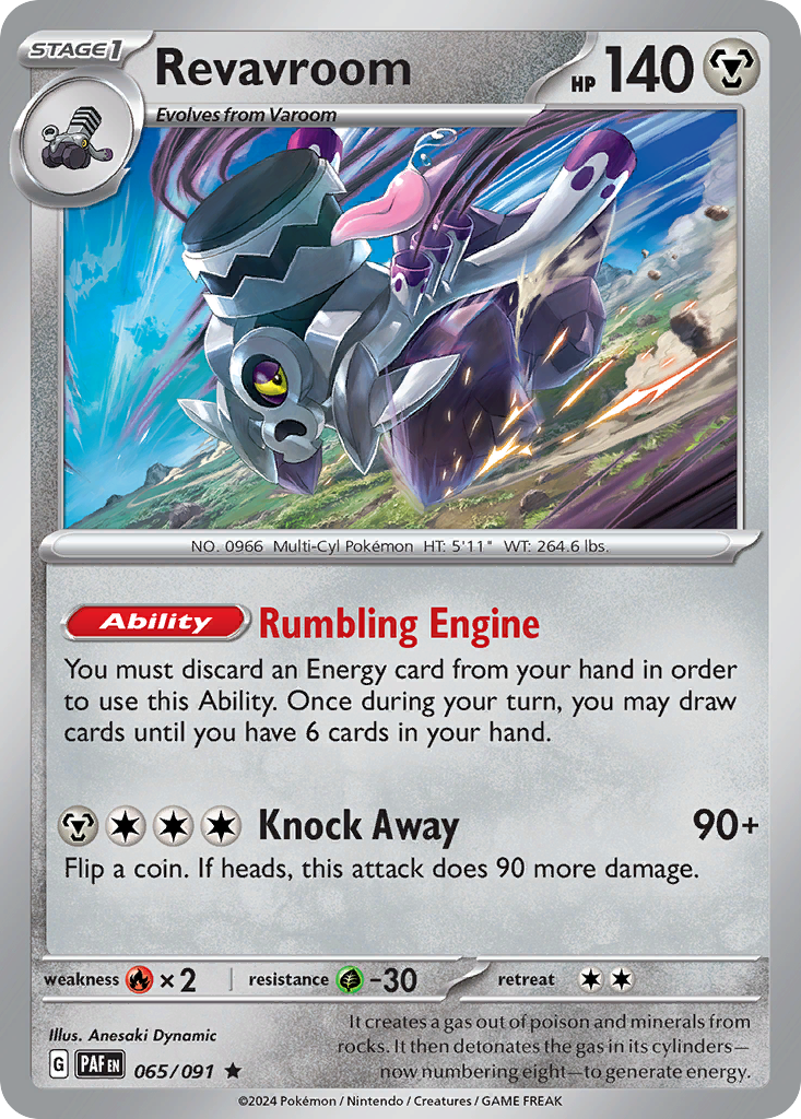 Revavroom — illustrated card