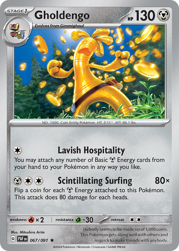 Gholdengo — illustrated card
