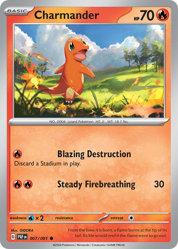 Charmander — illustrated card