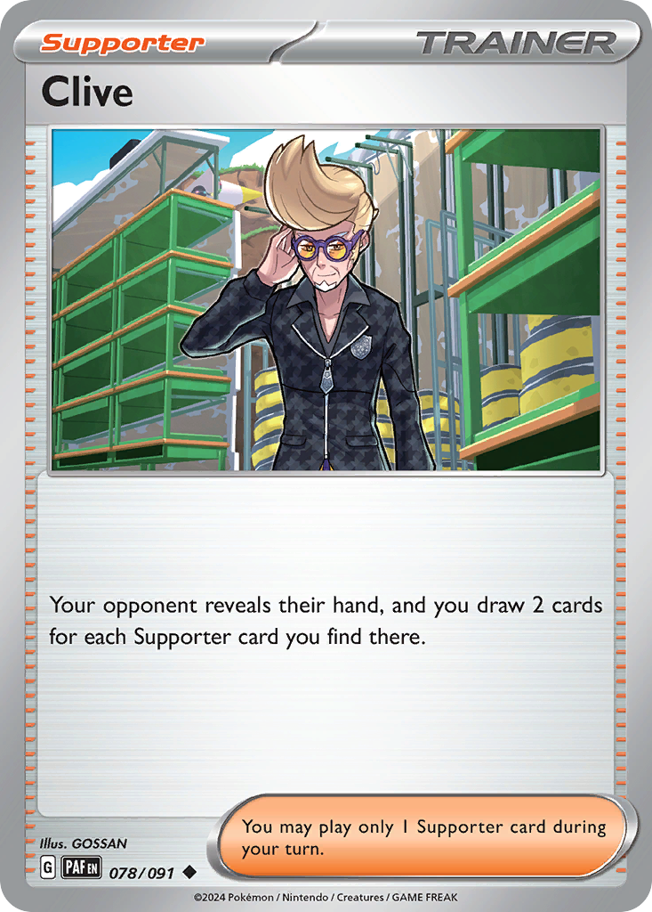 Clive — illustrated card