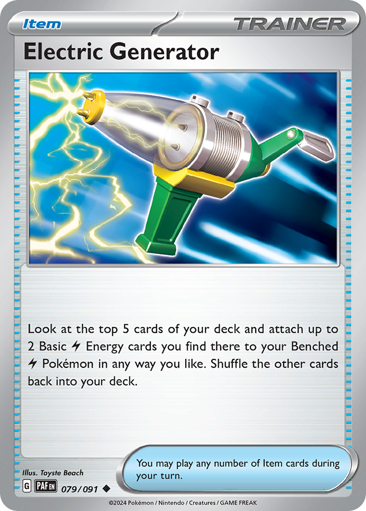 Electric Generator — illustrated card