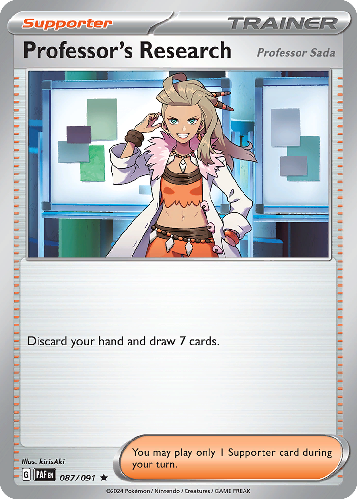 Professor's Research — illustrated card