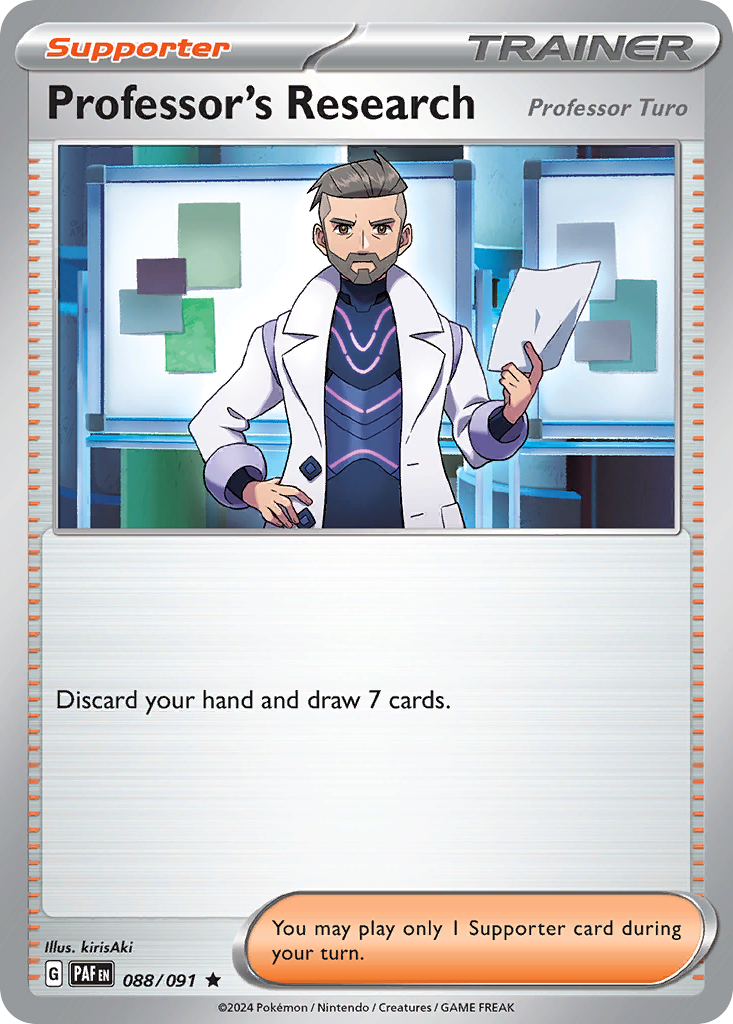 Professor's Research — illustrated card