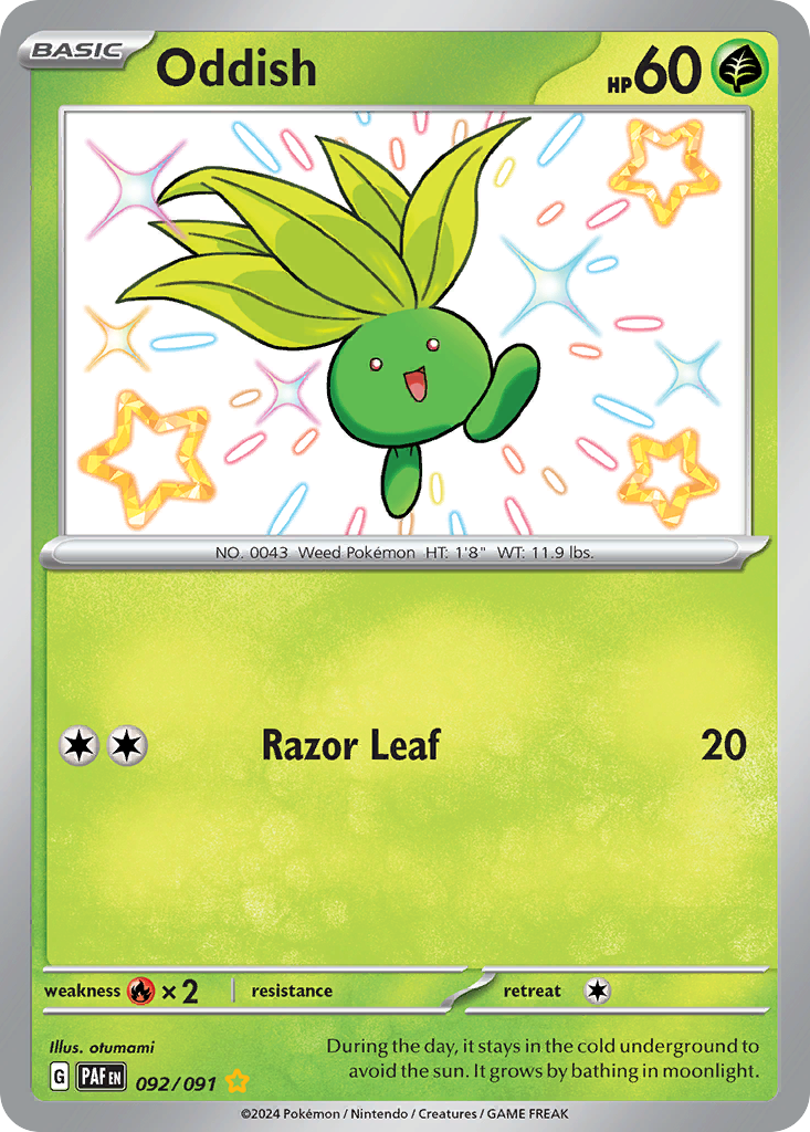 Oddish — illustrated card