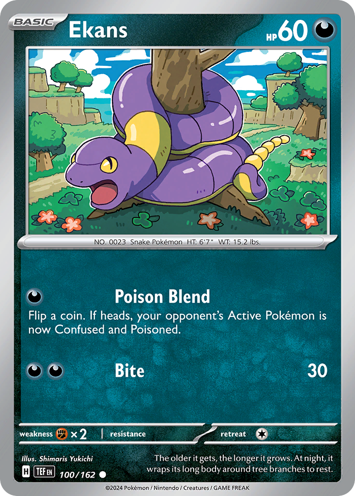 Ekans — illustrated card