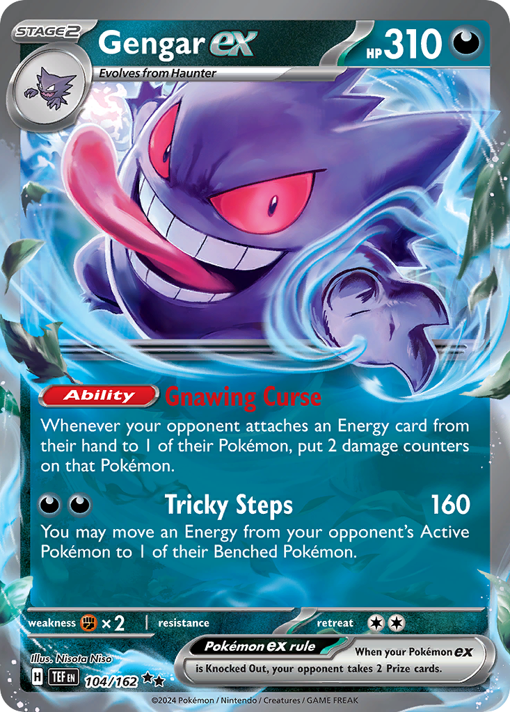 Gengar ex — illustrated card