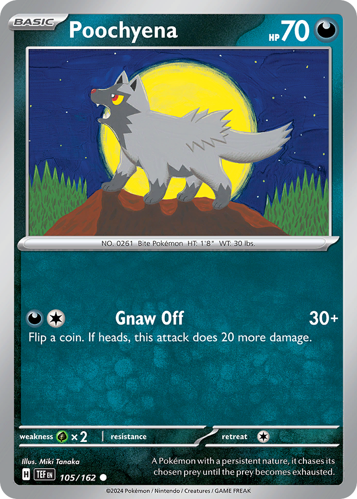 Poochyena — illustrated card