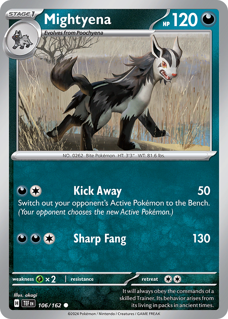 Mightyena — illustrated card