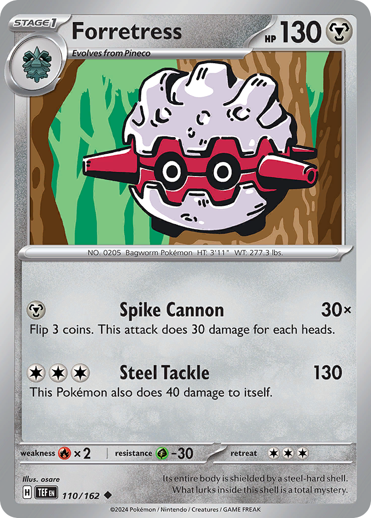 Forretress — illustrated card