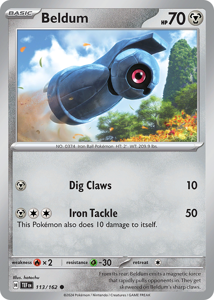 Beldum — illustrated card