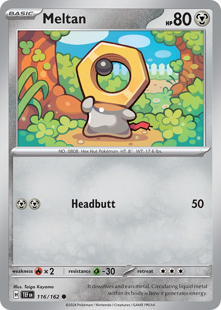 Meltan — illustrated card