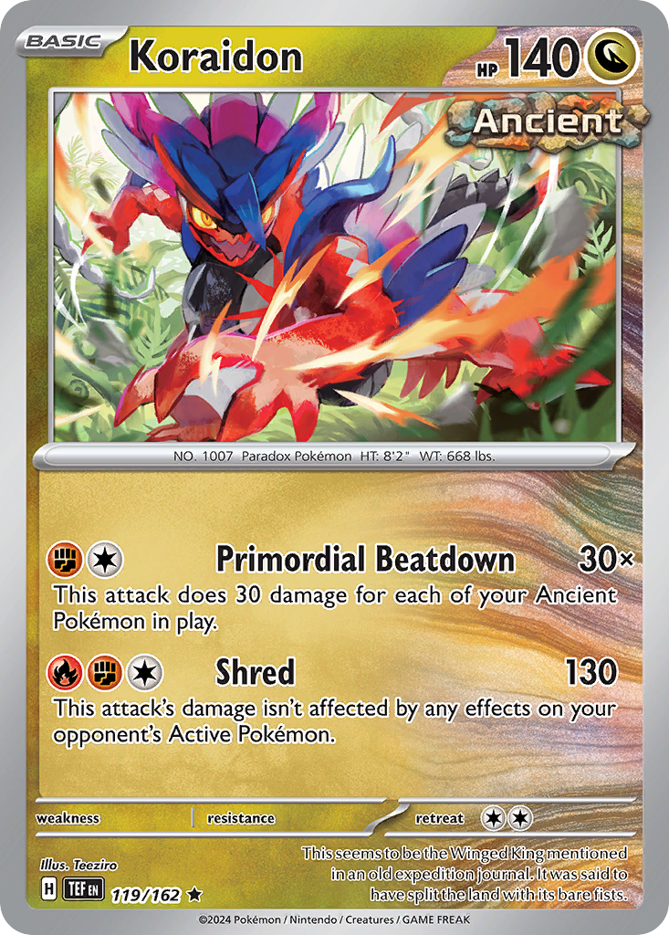 Koraidon — illustrated card