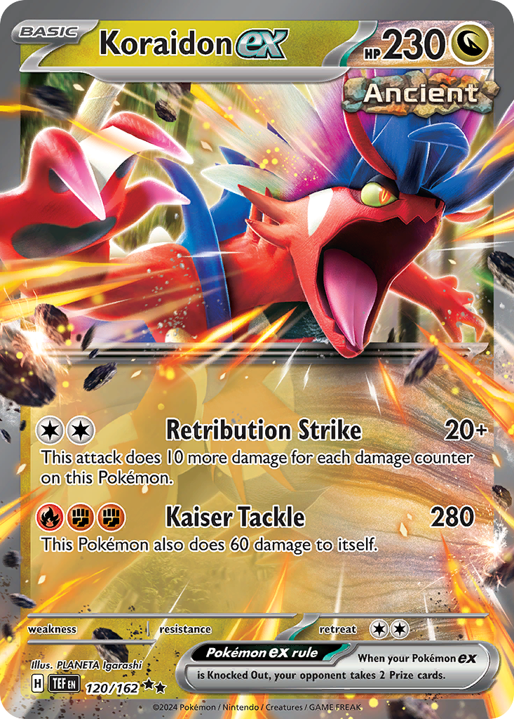 Koraidon ex — illustrated card