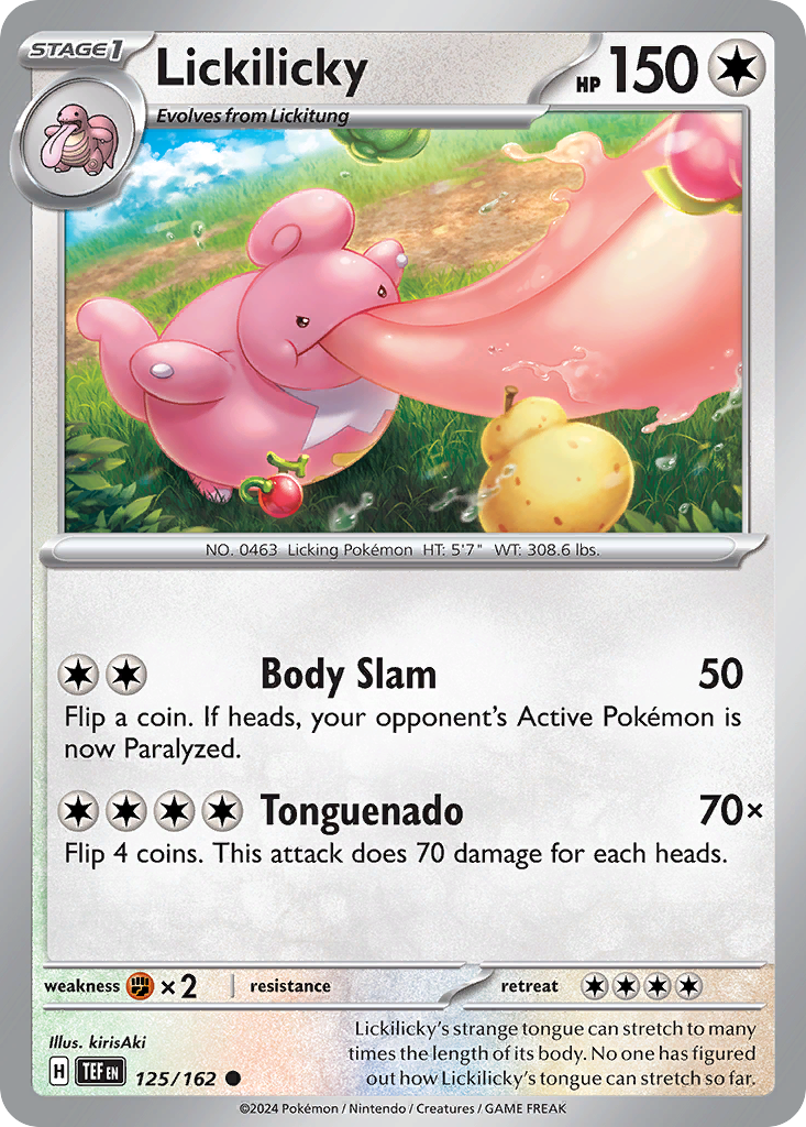 Lickilicky — illustrated card