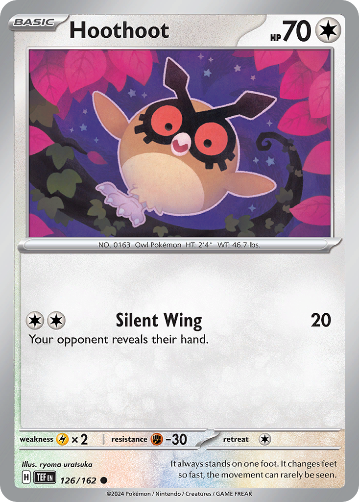 Hoothoot — illustrated card