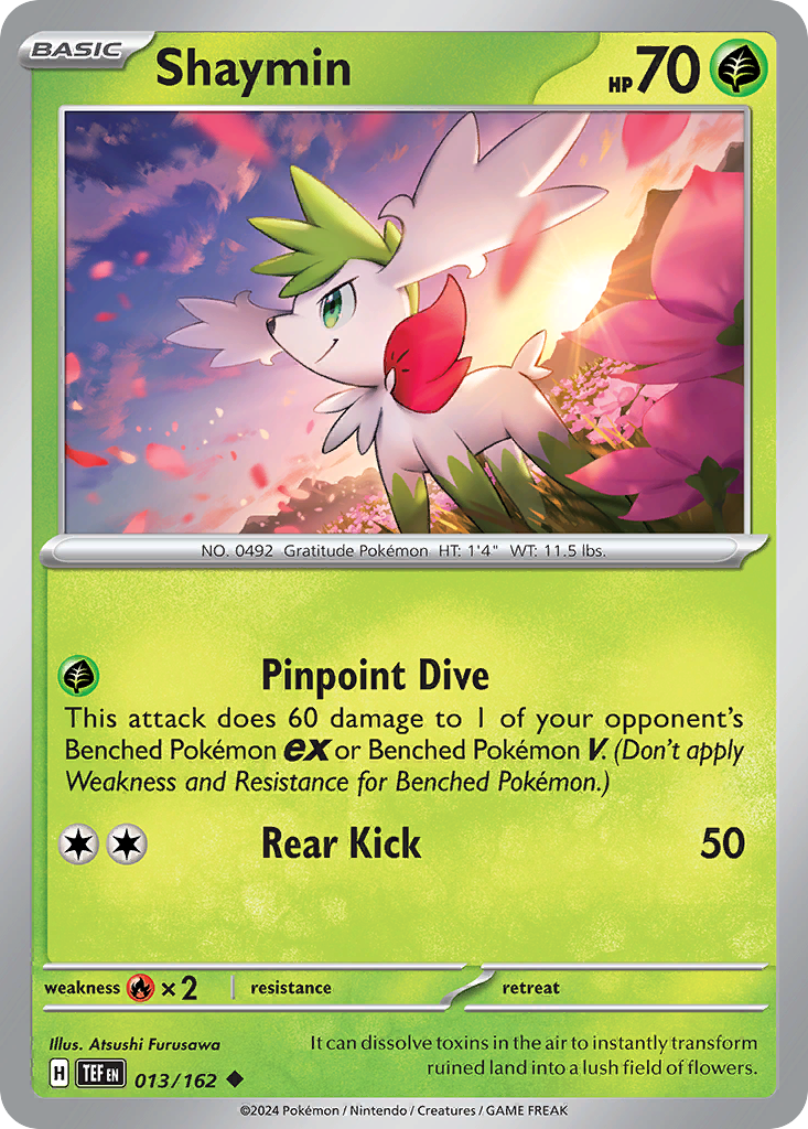 Shaymin — illustrated card