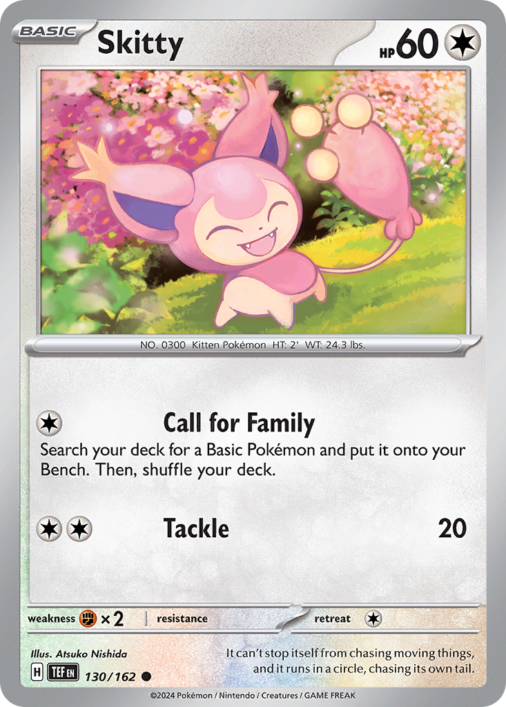 Skitty — illustrated card